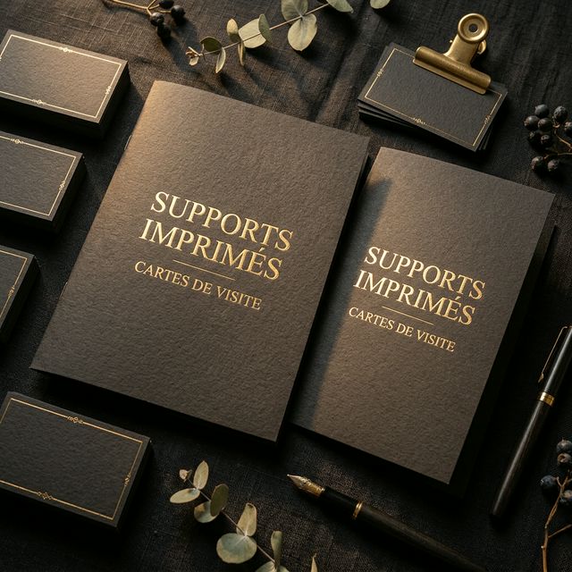 Création de supports print